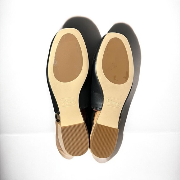 🌻NEW Korks by Kork-Ease Blush Slingback Flats in Black Size 6 - Picture 10 of 11